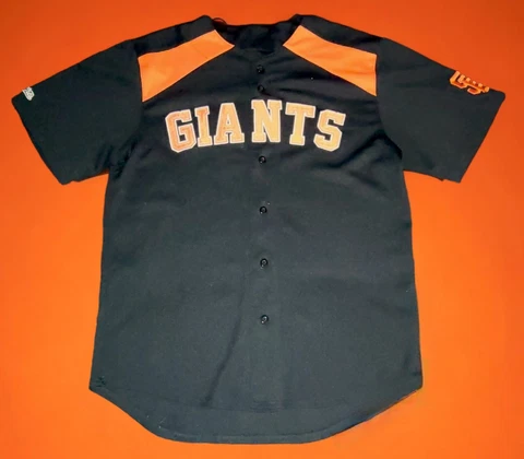 Vintage STITCHES San Francisco Giants Embroidrered Jersey Size Large Cover