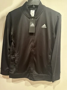 Adidas Youth Bomber Track Jacket Full Zipper Pockets - Picture 1 of 6