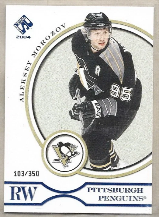 Aleksey Morozov Pittsburgh Penguins 2003-04 Pacific PS Reserve Blue /350 #83 - Image 1 of 1
