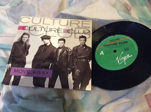 Culture Club Move Away 7” Vinyl Picture Cover B/W Sexuality - Picture 1 of 2