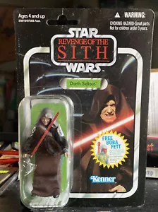 "Figura de Darth Sidious 3,75"" colección vintage de Star Wars VC12 La venganza de los Sith" - Imagen 1 de 3