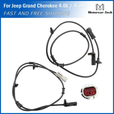 Par de sensores de velocidad de rueda ABS traseros para Jeep Grand Cherokee 1999-2004 56041308AA Foto 1 de 4