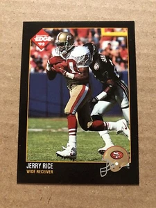 1992 COLLECTOR'S EDGE SN# /100000 - JERRY RICE #156 HOF 49ERS $$$$ - Picture 1 of 3