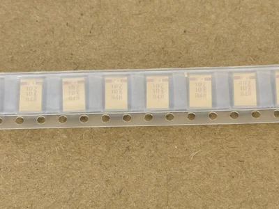 20PCS T496D107K010AS KEMET 100uF 10% 10V SMD Tantalum Capacitor Size D - Image 1 of 3