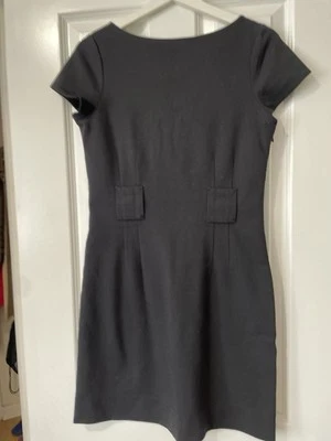 Theory Black Office Dress 8 - Image 1 of 4