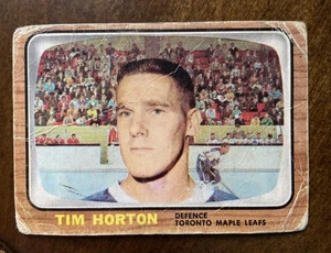 1966-67 TOPPS TIM HORYON CARD # 80. VINTAGE MAPLE LEAFS! - Picture 1 of 2