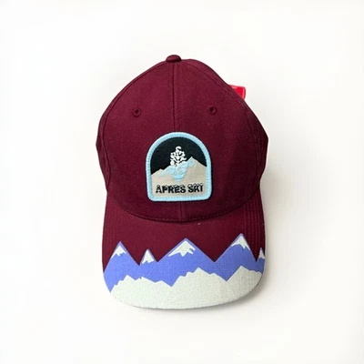 Free People Movement Apres Ski Baseball Cap In Burgundy Brand New With Tags - Image 1 of 4