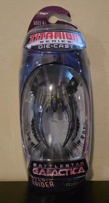 Battlestar Galactica Cylon Raider Titanium Series Hasbro Galoob LOTE RARO # 624 Foto 1 de 2