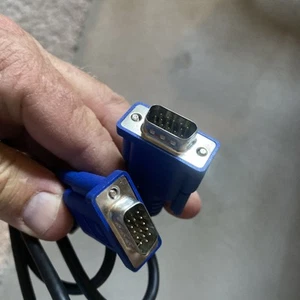 Für Computer Monitor Connect VGA Monitor Stecker auf Stecker Kabel, - (blau) - Bild 1 von 5