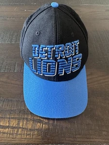 Vintage Y2K Reebok NFL Football Detroit Lions Embroidered SnapBack Hat - Picture 1 of 3