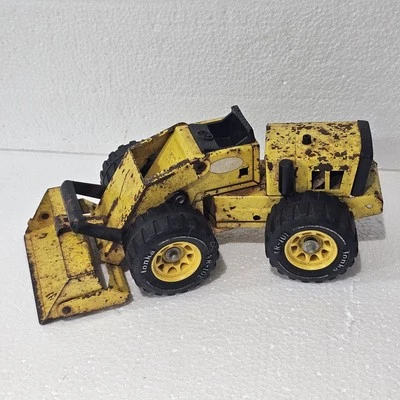 VINTAGE Tonka Vintage Yellow Pressed Steel Front End Loader Die Cast Toy XR-101 - Image 1 of 4