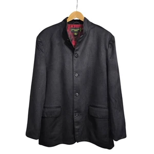 Shanghai Tang Mens Jacket 46R Black 100% Cashmere Blazer - Picture 1 of 10