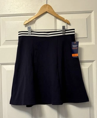 NWT! French Toast 14 16 XL Girl Navy Blue School Skirt Skort Elastic Waist - Image 1 of 4