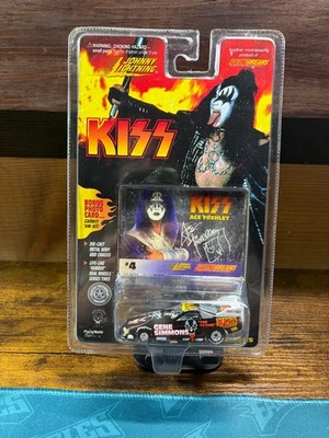 JOHNNY LIGHTING KISS GENE SIMMONS STOCK CAR NEGRO / TARJETA #4 Foto 1 de 2