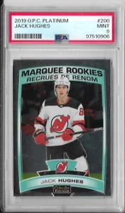 PSA 9 MINT 2015 O-PEE-CHEE Platinum Marquee RC JACK HUGHES Rookie RC #200 - Picture 1 of 1