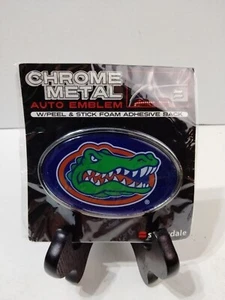 Stockdale Gator Chrome Metal Auto Emblem - Picture 1 of 10