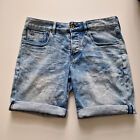 SCOTCH & SODA Shorts kurze Hose Jeans W32 hellblau mit Details - sehr guter Zust