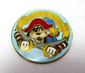 Pirates of the Caribbean Goofy Pirate Pin Cloisonne est 1986 Vintage Mint - Picture 1 of 4
