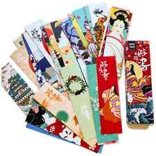 30Pcs Japanese Style Kimono Geisha Pattern Bookmarks For Teen Bookworms Supplies