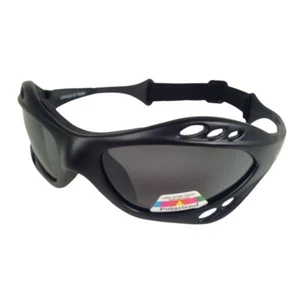 Gafas de sol polarizadas Aqua Azul negras mate para kiteboarding - Imagen 1 de 5