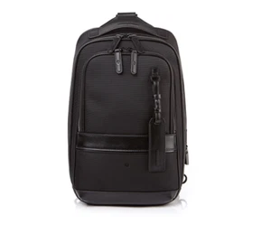 Bolso de cabestrillo negro Samsonite Benson GJ509004 informal para hombre - Imagen 1 de 8