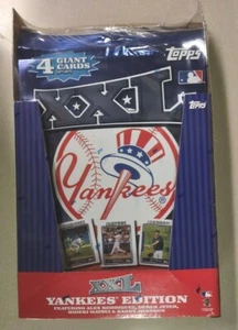 Topps XXL 2005 New York Yankees 8x10 exhibición completa (Jeter, Matsui, Arod, Randy) - Imagen 1 de 5