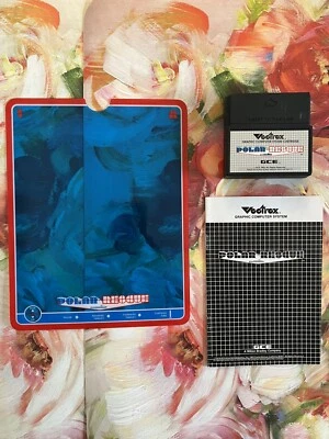 GCE 1983 Vectrex Polar Rescue Cartridge, Manual with Color Overlay! Very Rare!  - Image 1 of 4