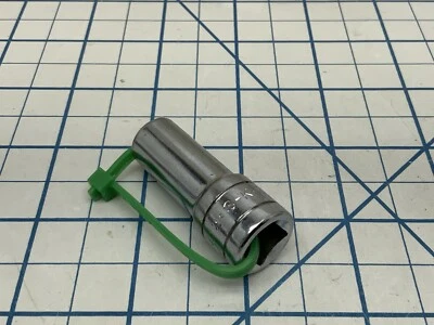S-K 40412, 3/8 Deep 6pt 3/8in. Socket,  1-3/4in. tall, USA Made - GREEN Tag - Image 1 of 4