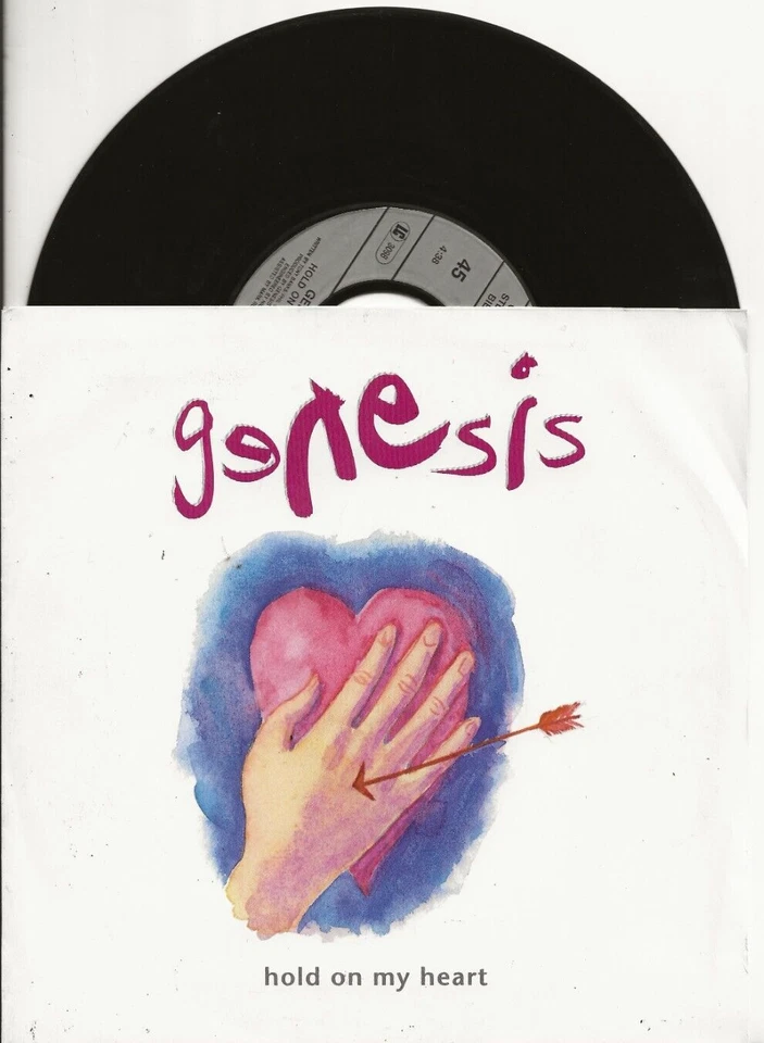 GENESIS HOLD ON MY HEART 7 INCH VINYL FROM GERMANY WITH PIC SLEEVE NEW MINT - Image 1 of 1