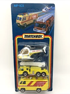 MATCHBOX 3ER-PACK Fire Rescue SET MP-103 VON 1987 MB75 - Bild 1 von 6