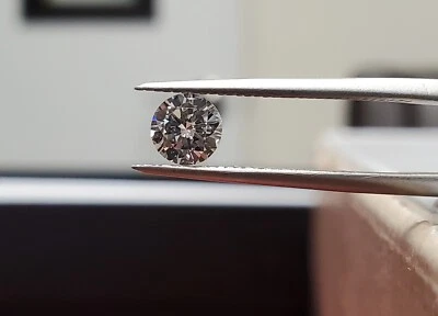 GIA Certified Natural Round Brilliant Diamond .51ct J Vs1 Loose - Image 1 of 2