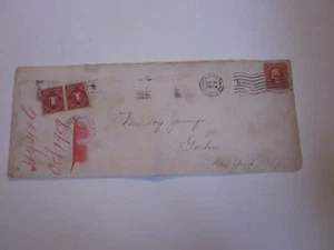 US COVER 10/30/1909 RETURNED ENVELOPE POSTAGE DUE SENT SCOTT 332 J38 FRONT ONLY - Picture 1 of 4