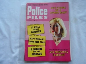 POLICE FILES Magazine-JUNE,1958 - Picture 1 of 2