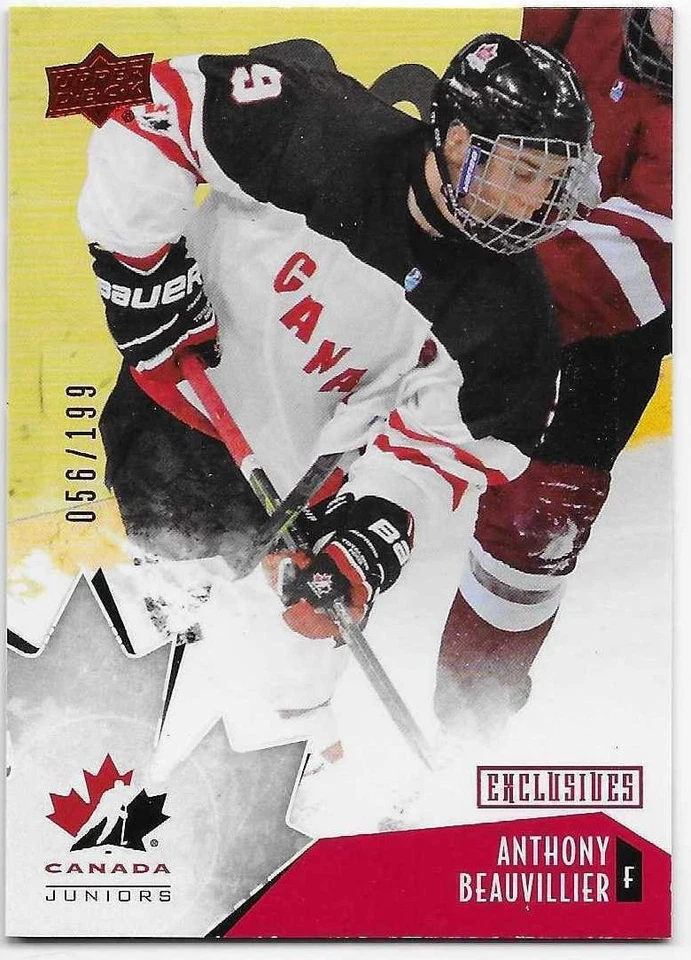 15/16 UD TEAM CANADA JUNIORS EXCLUSIVES PARALLEL /199 (#1-100) U-Pick From List - Image 1 of 1