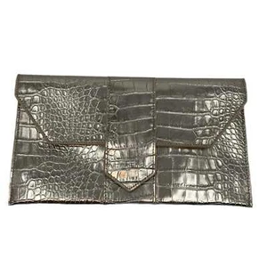 JJ Winters Gold Animal Print Envelope Wallet | Classic Style - Picture 1 of 4