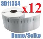 12 x Rolls Labels for Dymo Seiko SD11354 57mm x 32mm /1000 LabelWriter Printer