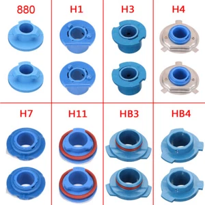 2Pcs LED Headlight Bulb Base Adapter Socket-Retainer 880/HB4/HB3/H11/H1/H7/H4/H3 - Picture 1 of 18