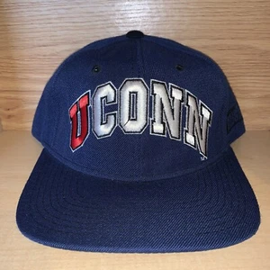 Vintage UConn Huskies Zephyr Snapback Hat Wool Blend University Of Connecticut - Picture 1 of 9