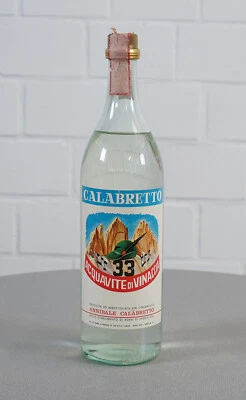 Calabretto Aquavit Acquavitte di Vinaccia bottiglia da 1 L circa 40% (EUR 34,... - Immagine 1 di 4