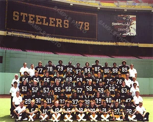 1978 PITTSBURGH STEELERS SUPER BOWL CHAMPIONS 8X10 TEAM PHOTO - Picture 1 of 1