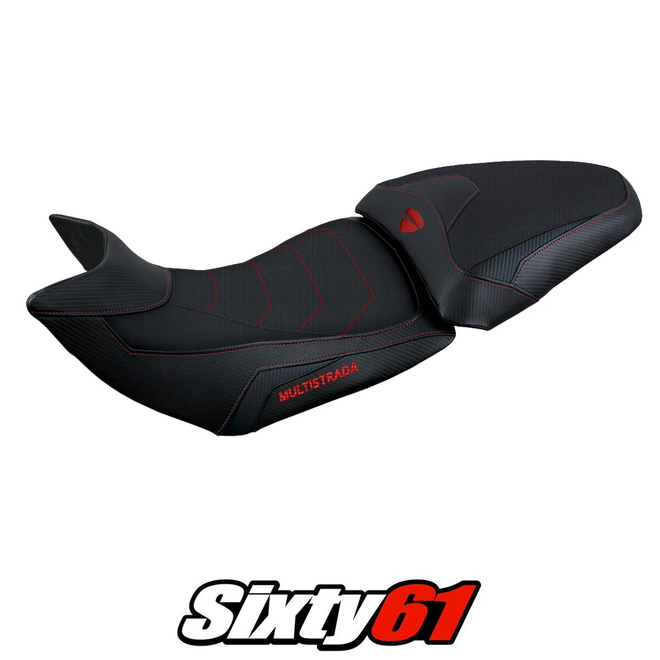 Funda asiento Ducati Multistrada 1200 1260 Tappezzeria 2015-2020 Comfort negra Foto 1 de 4