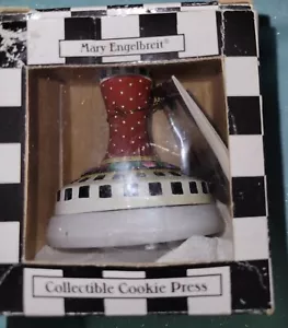 Mary Engelbreit Ceramic Cookie Press Flower New With Tags - Picture 1 of 3