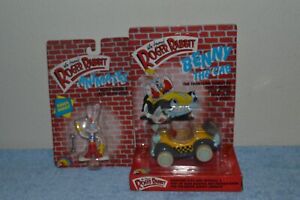 Who Framed Roger The Rabbit and Bennie the Cab Toy - LJN - Set of 2 - N.O.S.