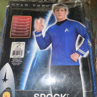Rubie's Classic Star Trek Deluxe Spock Men's Costume Shirt - Large - Image 1 of 3