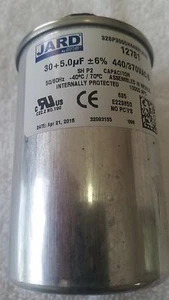 Condensador de doble funcionamiento motor Mars 12781 redondo 30 + 5 uf MFD 440 voltios - Imagen 1 de 3