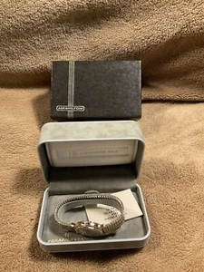 Vintage 60s Seiko Gold Watch Roadway Express 20 Years W/ Original Box Hamilton - Picture 1 of 11