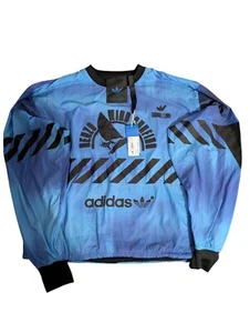 Adidas Originales Edición Limitada ARK CREW Cortavientos Azul Jersey X Pequeño Raro - Imagen 1 de 4