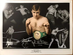 John H Stracey Signed 12x16 Photo Montage - Picture 1 of 1
