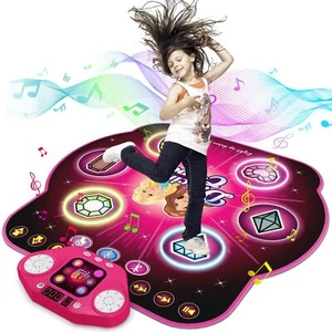 Dance Mat Toys for 3-12 Year Old Kids,Electronic Dance Pad with Light-up 6-Bu... - Picture 1 of 8