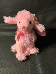 PINKY POO the DOG - TY PINKYS BEANIE BABY - Nuovo spedizione gratuita - Foto 1 di 9